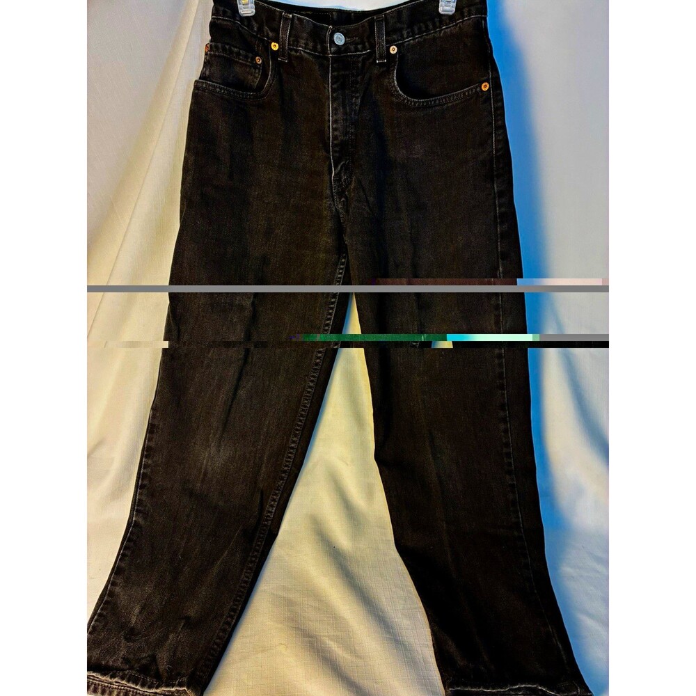 Levi Strauss & Co. 560 Loose Fit Tapered Black Dark Wash Denim Jeans